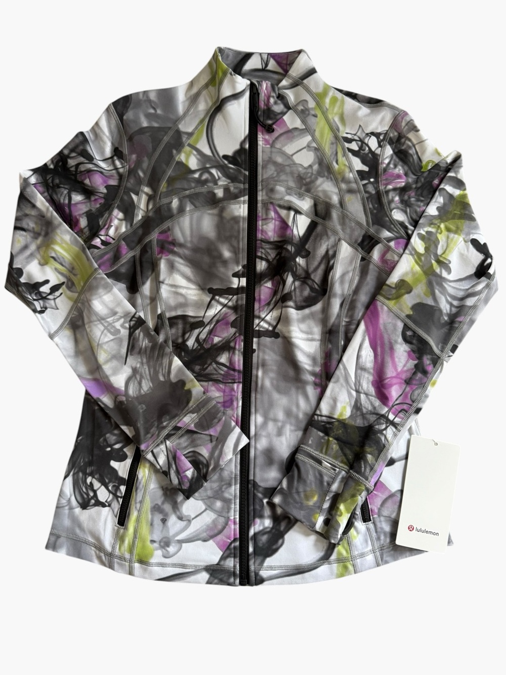 LULULEMON DEFINE JACKET NULU THROWBACK PRINT UNICORN TEARS 2022 SIZE 14 NWT
